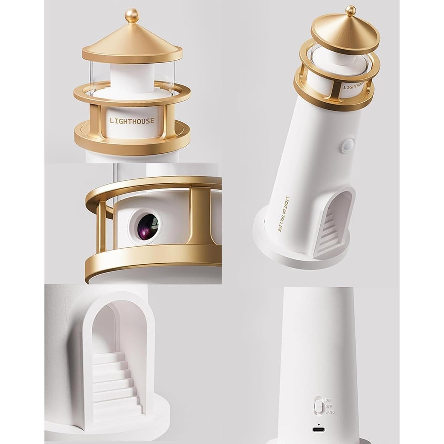 Lighthouse Moon Lamp Projector