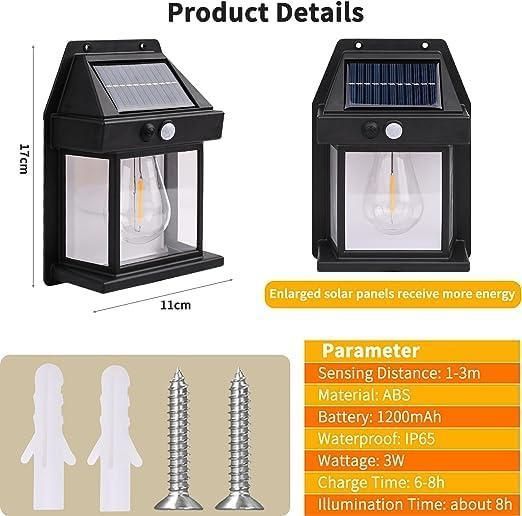 Solar Motion Wall Light