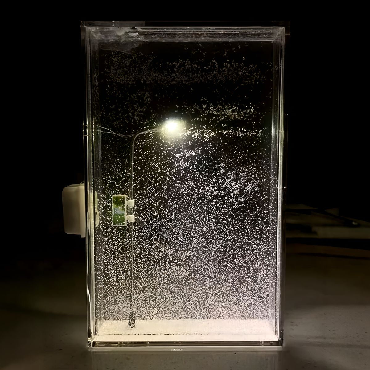 DIY Snowfall❄️Lamp with Street Light Snow lamp