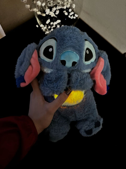 Breathing Stitch Teddy with Light & Heartbeat