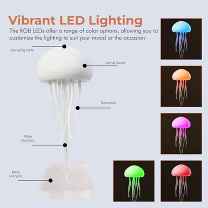 Jellyfish 🪼 LED Night Light – 7-Color Changing Lamp