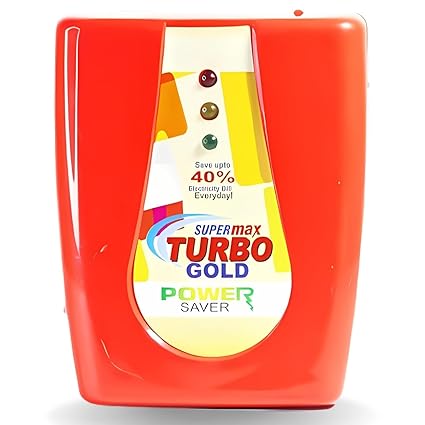 Turbo Gold Power Saver – Save Up to 40% on Electricity | Save Electricity, Save Money (Pack of 1)
