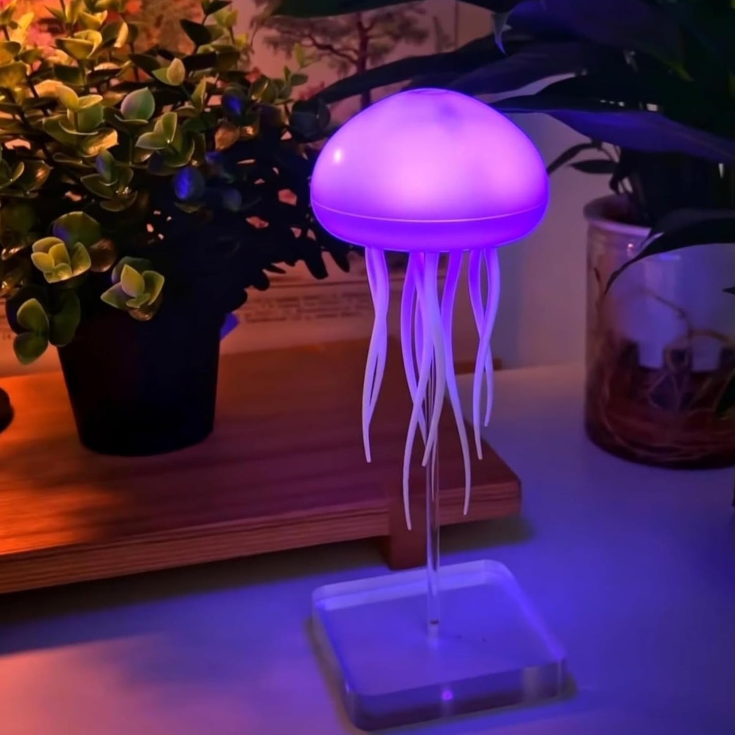 Jellyfish 🪼 LED Night Light – 7-Color Changing Lamp