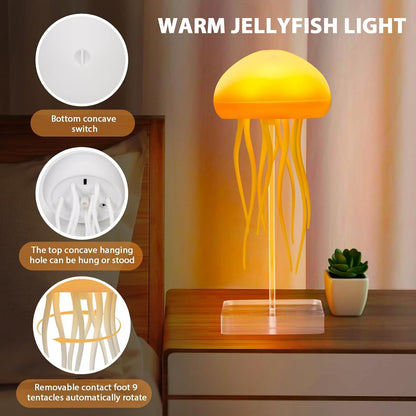 Jellyfish 🪼 LED Night Light – 7-Color Changing Lamp