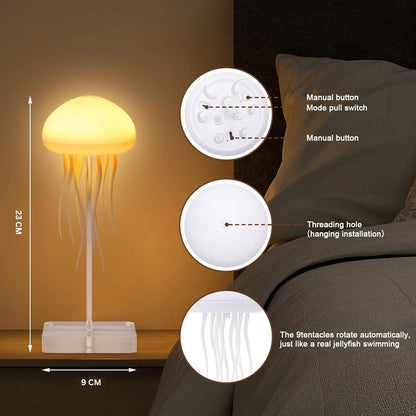 Jellyfish 🪼 LED Night Light – 7-Color Changing Lamp