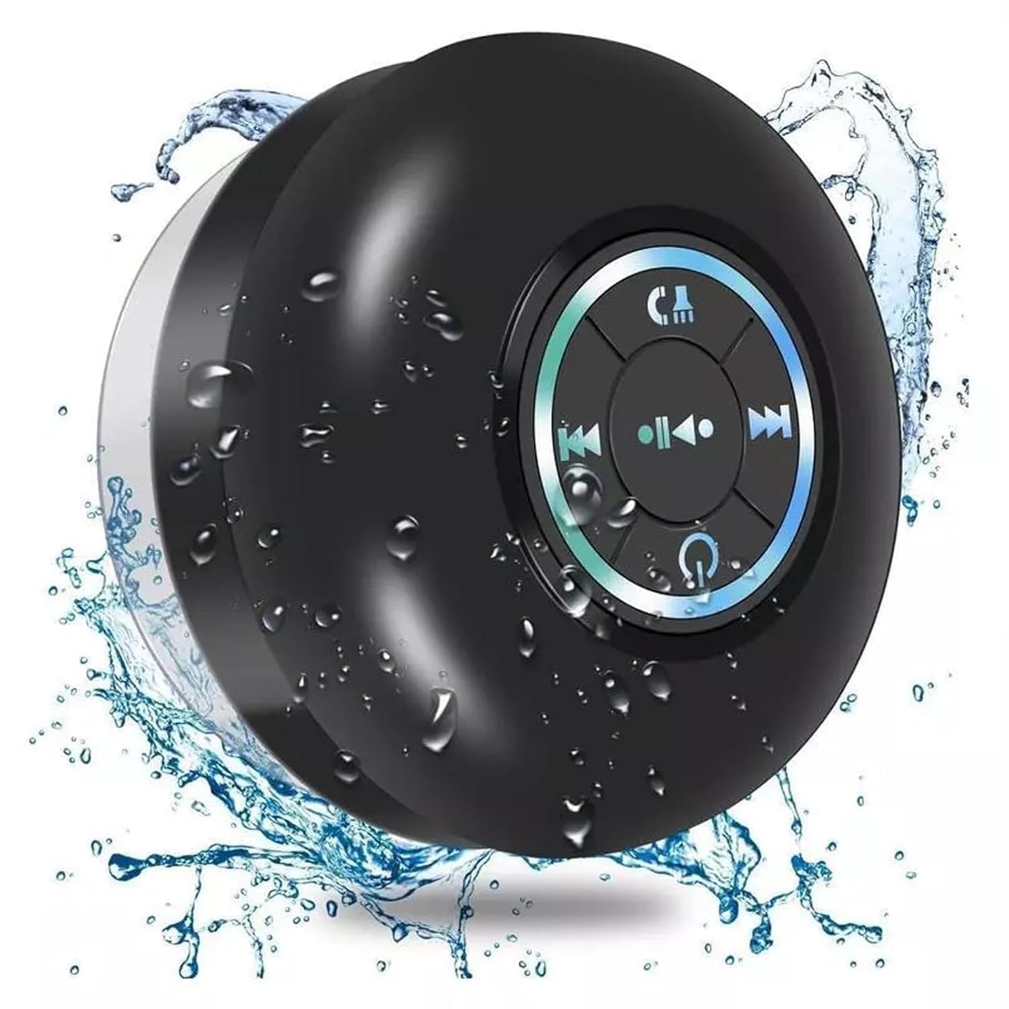 RGB Bluetooth Shower Speaker – Waterproof with LED Light
