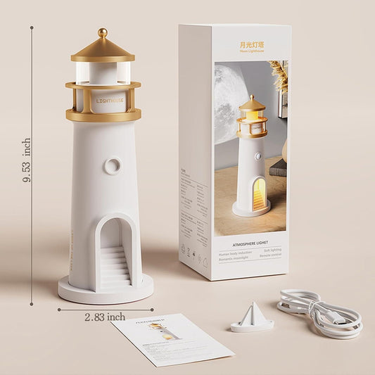 Lighthouse Moon Lamp Projector