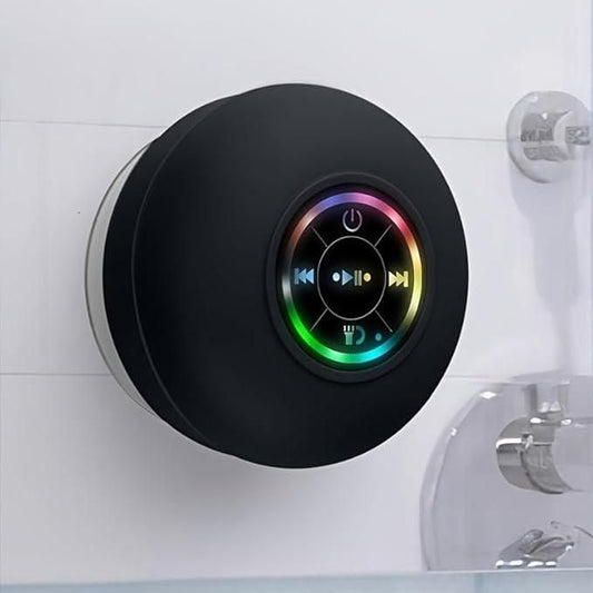 RGB Bluetooth Shower Speaker – Waterproof with LED Light