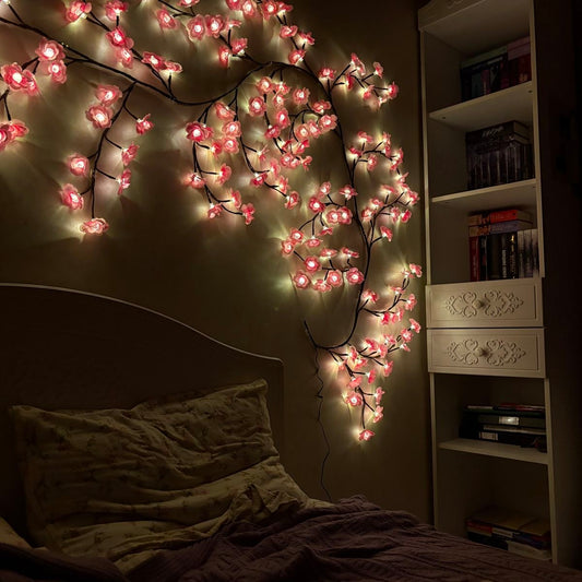 Cherry Blossom 🌸 LED Tree Branch Lights for Wall Decor