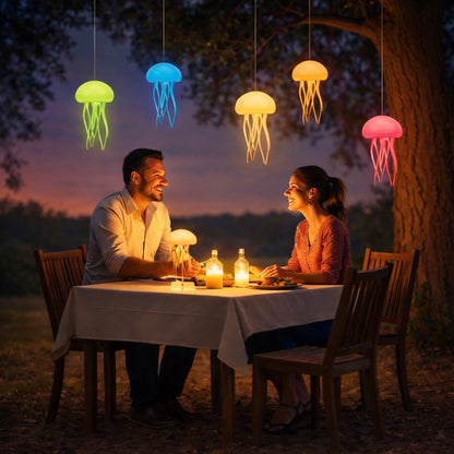 Jellyfish 🪼 LED Night Light – 7-Color Changing Lamp